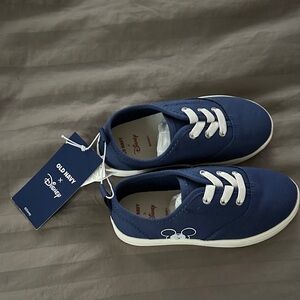 Old Navy Kids Blue Sneakers with White Accents